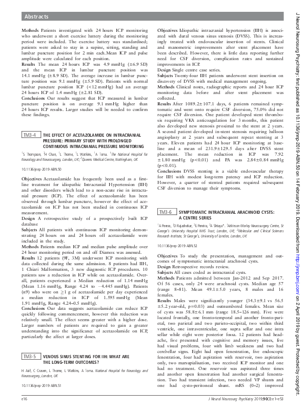 (PDF) TM3-4 The effect of acetazolamide on intracranial pressure ...