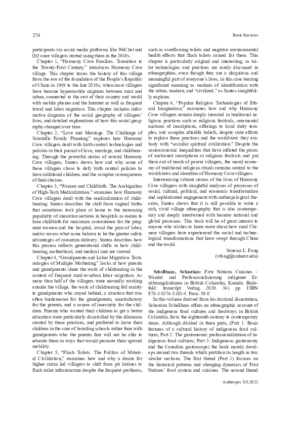 (PDF) Review of Schellhaas, Sebastian: First Nations Cuisines – Wandel ...