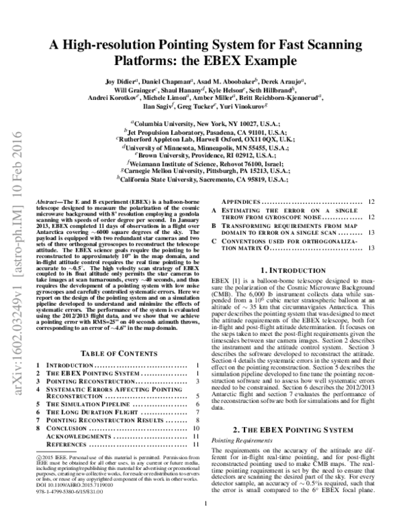 (PDF) A high-resolution pointing system for fast scanning platforms ...