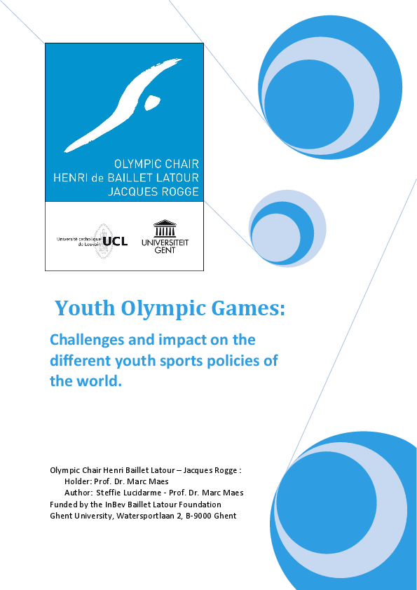 (PDF) Youth Olympic Games challenges and impact on the different youth