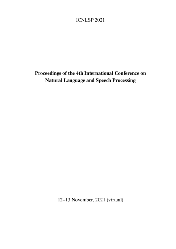 (PDF) Proceedings of the 4th International Conference on Natural ...