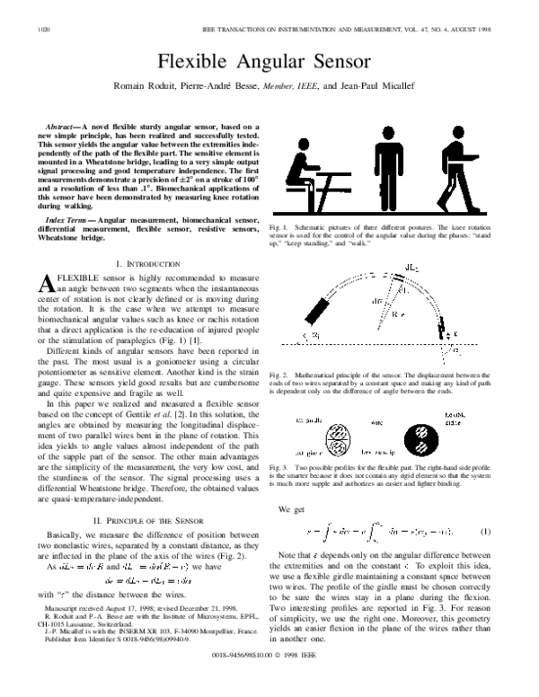 (PDF) Flexible angular sensor [and biomechanical application]