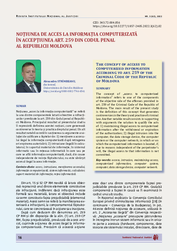 (PDF) The concept of access to computerized information according to ...