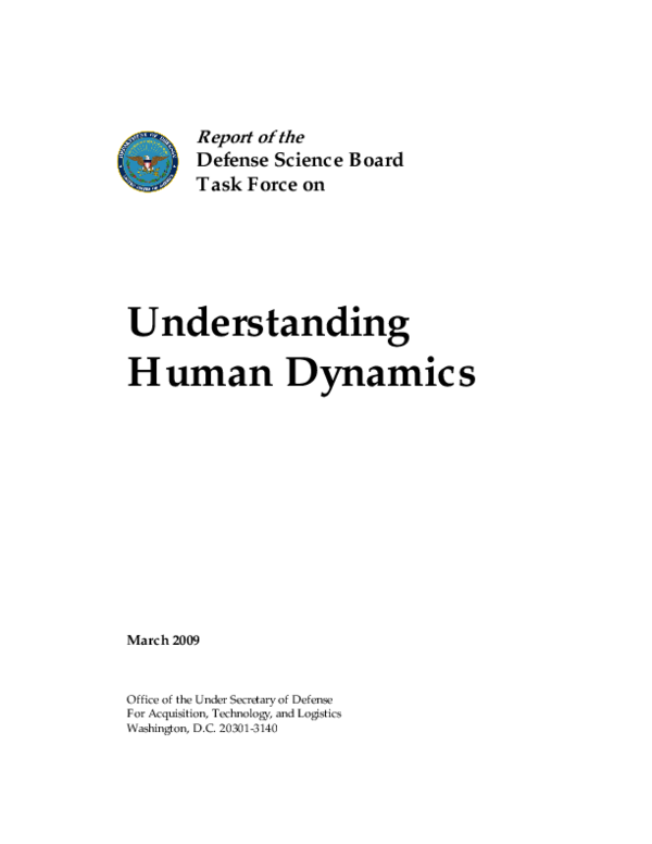 (PDF) Report of the Defense Science Board Task Force on Understanding ...