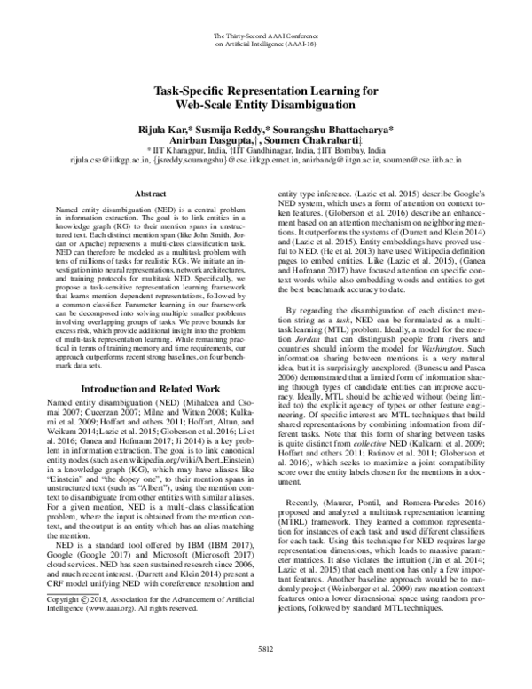 (PDF) Task-Specific Representation Learning for Web-Scale Entity ...