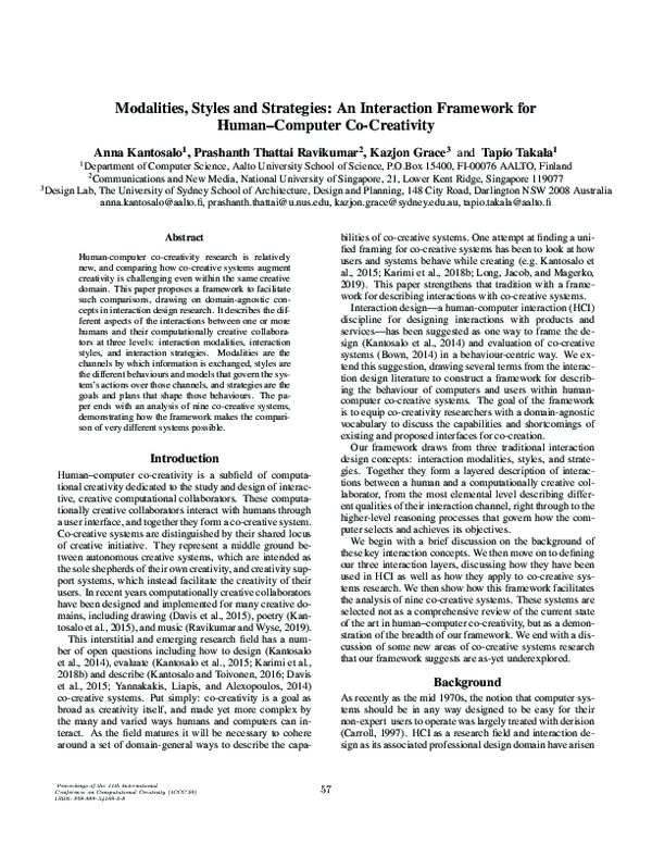(PDF) Modalities, Styles and Strategies: An Interaction Framework for ...