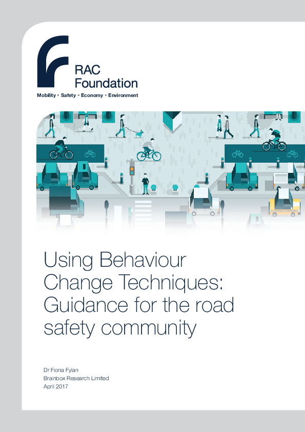 (PDF) Using behaviour change techniques: guidance for the road safety ...