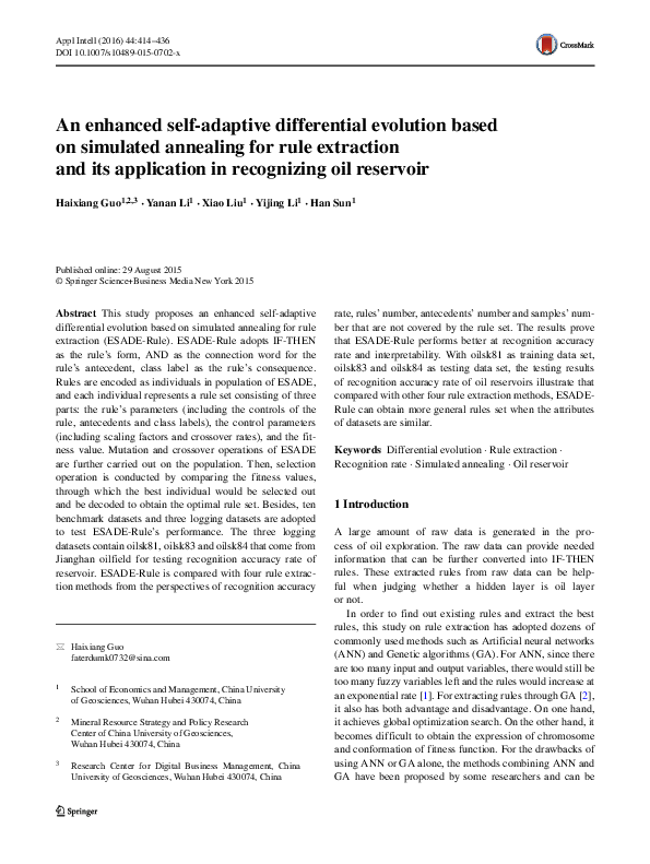 (PDF) Enhanced self‐adaptive differential evolution multi‐Objective ...