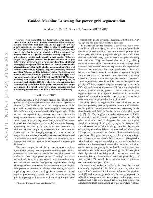 (PDF) Guided Machine Learning for power grid segmentation