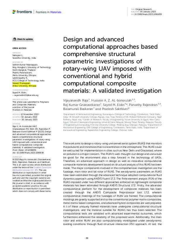 (PDF) Design and advanced computational approaches based comprehensive ...