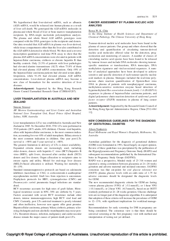 (PDF) New consensus guidelines for the diagnosis of gestational diabetes