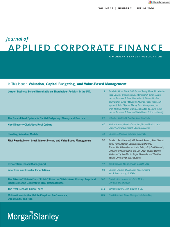 (PDF) Financial Management Association Roundtable on Stock Market