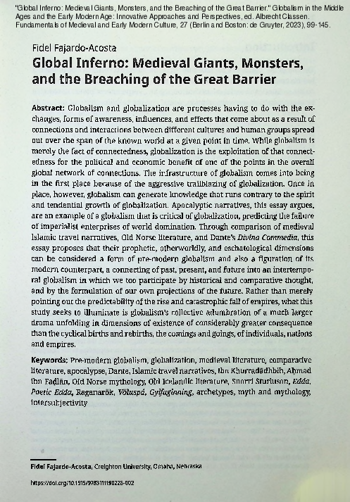 (PDF) Global Inferno: Medieval Giants, Monsters, and the Breaching of ...
