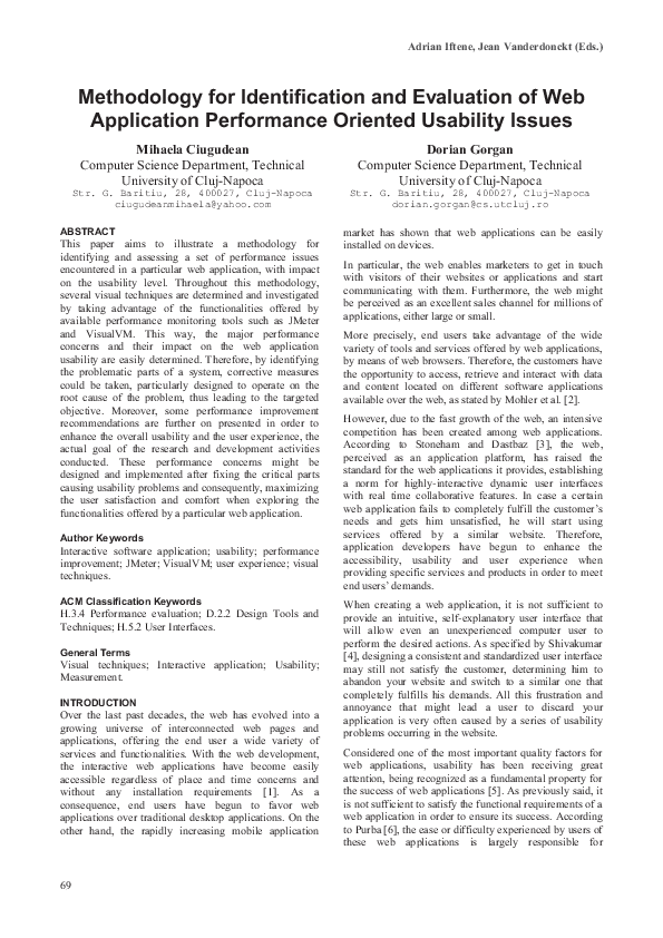 (PDF) Methodology for Identification and Evaluation of Web Application ...
