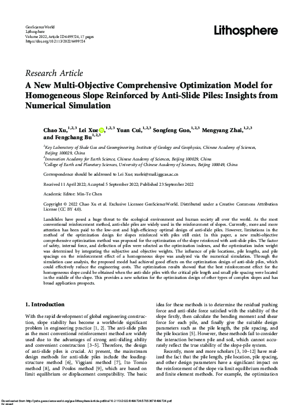(PDF) A New Multi-Objective Comprehensive Optimization Model for ...