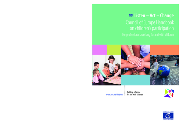 (PDF) Listen – Act – ChangeCouncil of Europe Handbook on children’s ...