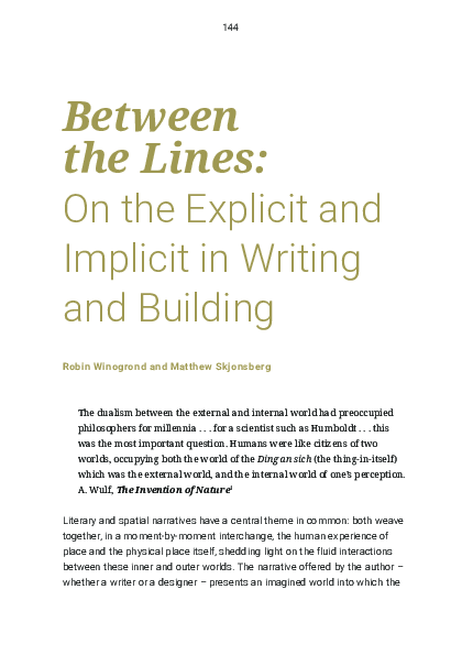 (PDF) Between the Lines: On the Explicit and Implicit in Writing and ...