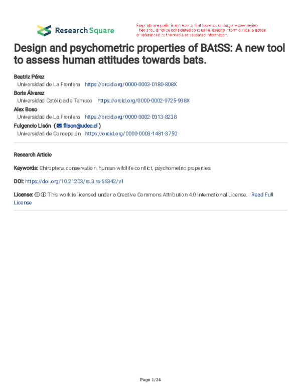 (PDF) Design and psychometric properties of BAtSS: A new tool to assess ...