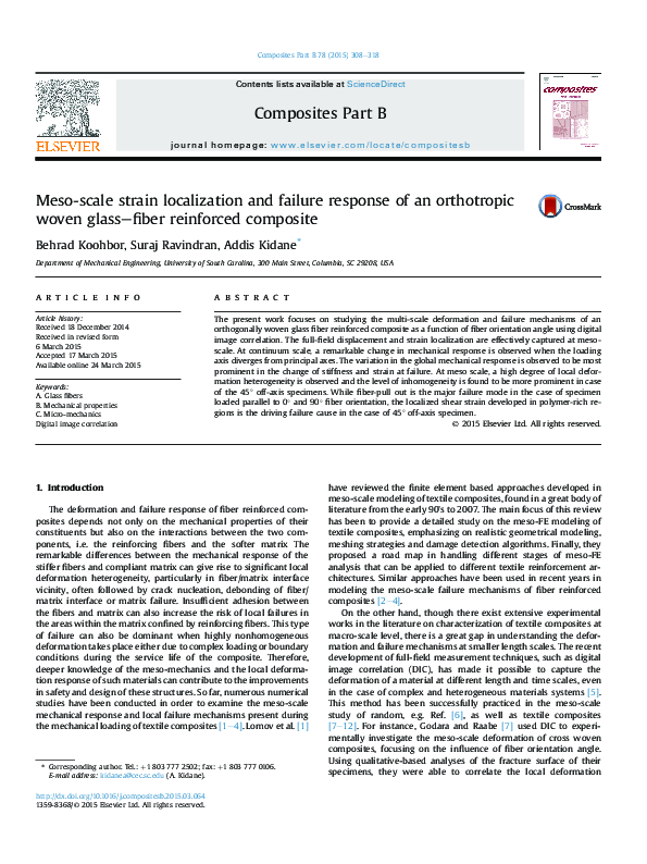 (PDF) Meso-scale strain localization and failure response of an ...