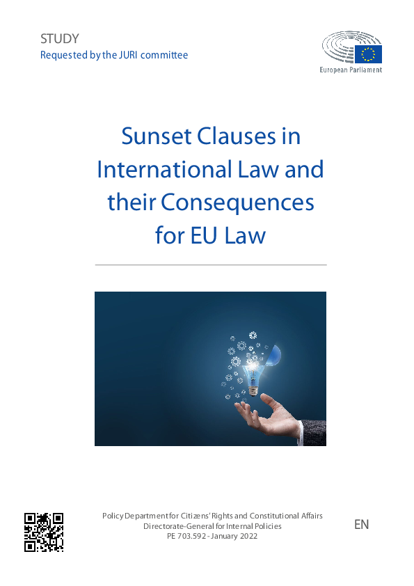 (PDF) Sunset Clauses in International Law and their Consequences for EU ...