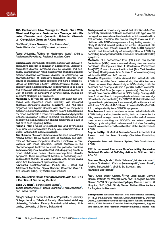 (PDF) T65. Electroconvulsive Therapy for Manic State With Mixed and ...