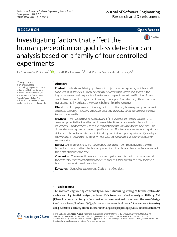 (PDF) Investigating factors that affect the human perception on god ...