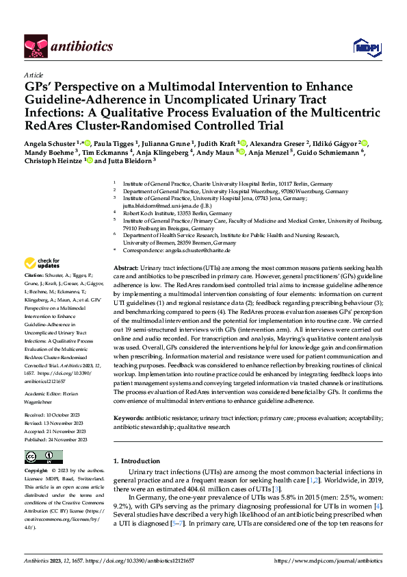 (PDF) GPs’ Perspective on a Multimodal Intervention to Enhance ...