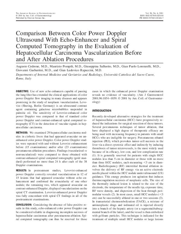 (PDF) Comparison between color power doppler ultrasound with echo ...