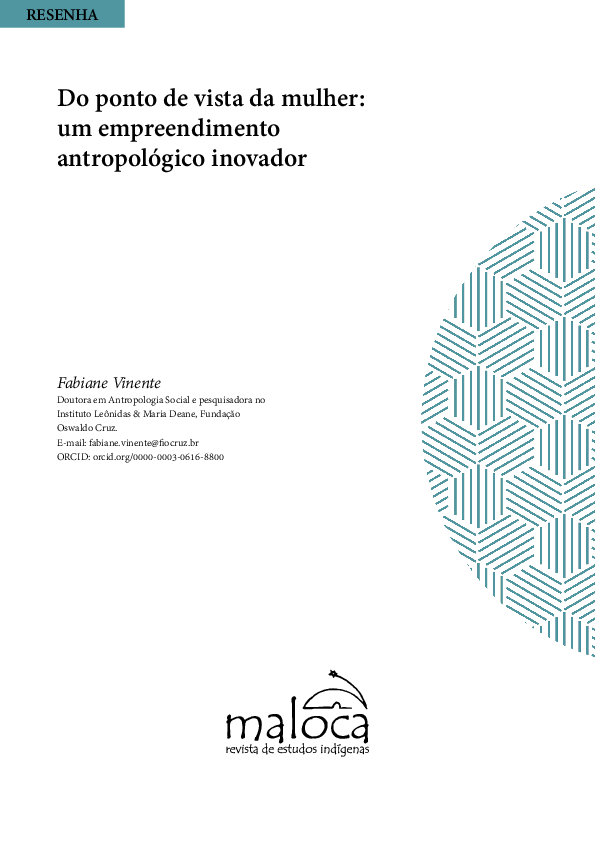 (PDF) Do ponto de vista da mulher: um empreendimento antropológico inovador