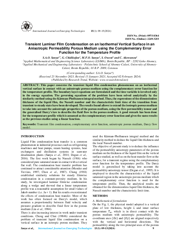  pdf transient laminar film condensation on an isothermal vertical