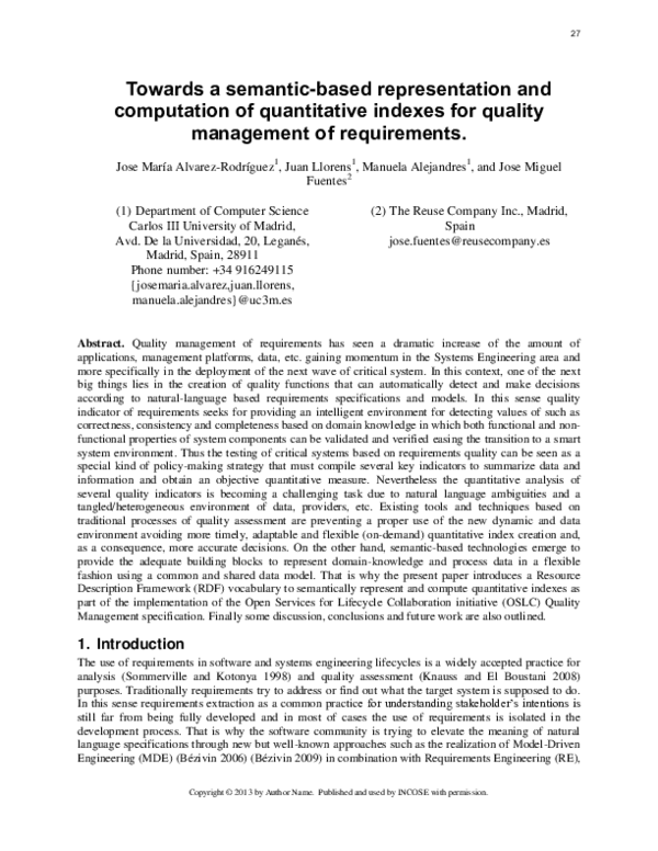 (PDF) 1.2.3 Towards a semantic‐based representation and computation of ...