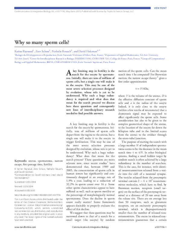 THERE S A HUGE AMOUNT THAT WE DON T UNDERSTAND WHY SPERM IS visual data 2