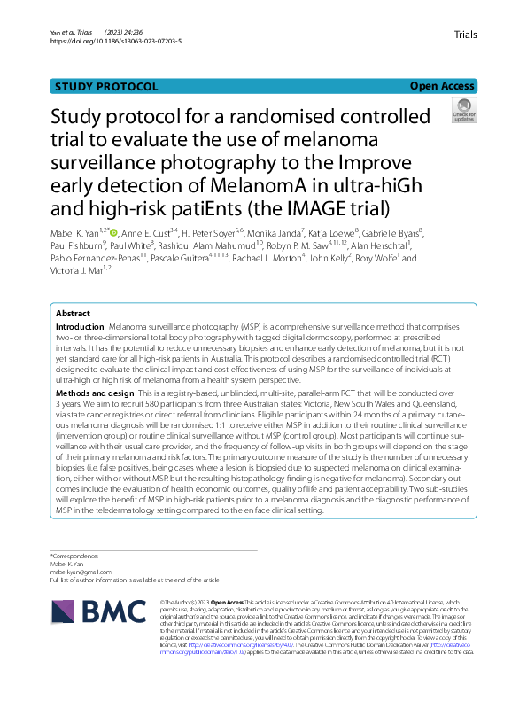 (PDF) Study protocol for a randomised controlled trial to evaluate the ...