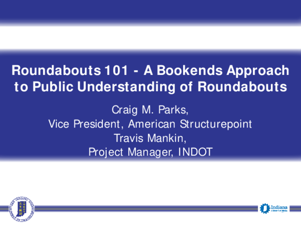 (PDF) Roundabouts 101: A Bookends Approach to Public Understanding of ...
