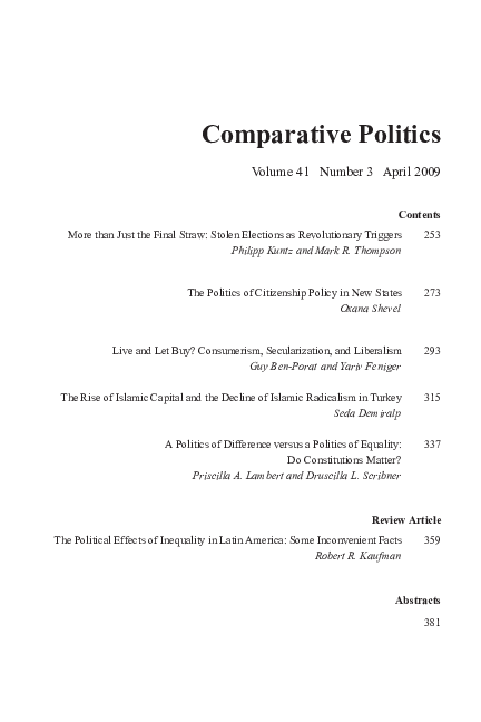 (PDF) The Politics of Citizenship Policy in New States