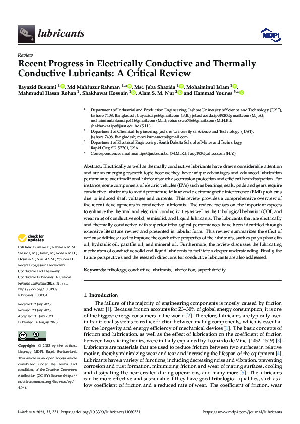 (PDF) Recent Progress in Electrically Conductive and Thermally ...