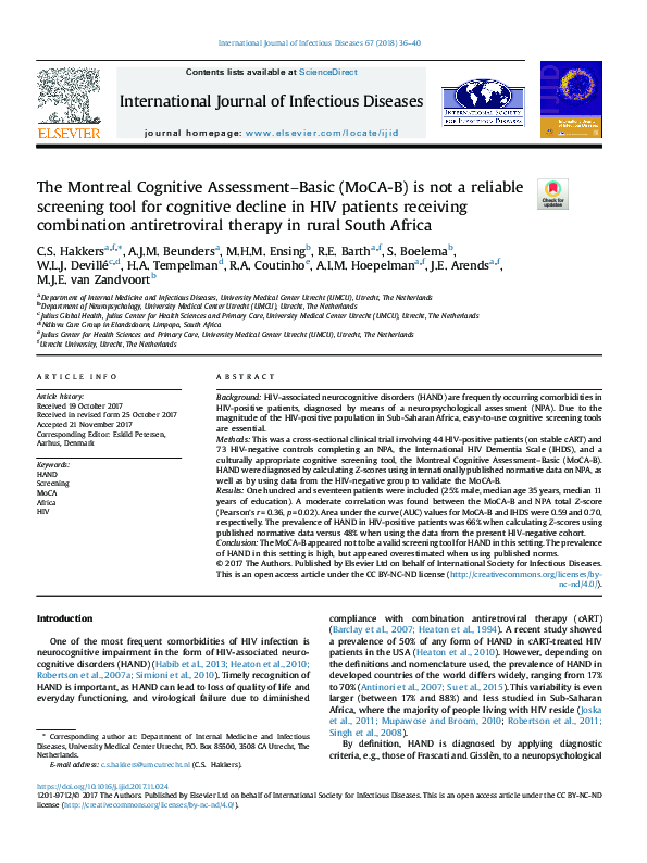(PDF) The Montreal Cognitive Assessment-Basic (MoCA-B) is not a ...