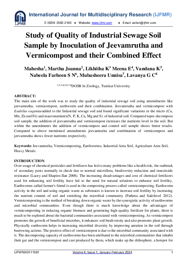 (PDF) Study of Quality of Industrial Sewage Soil Sample by Inoculation ...
