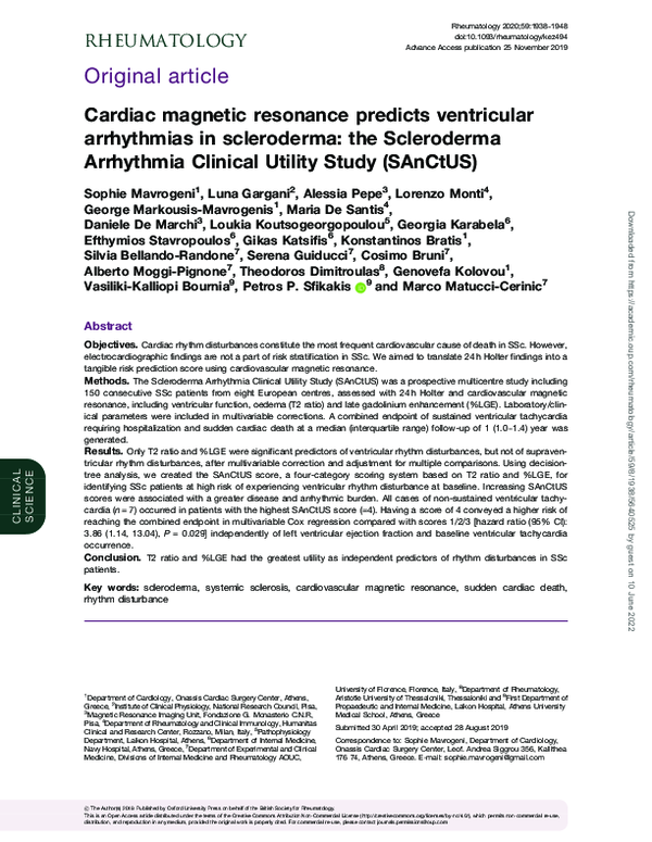 (PDF) Cardiac magnetic resonance predicts ventricular arrhythmias in ...