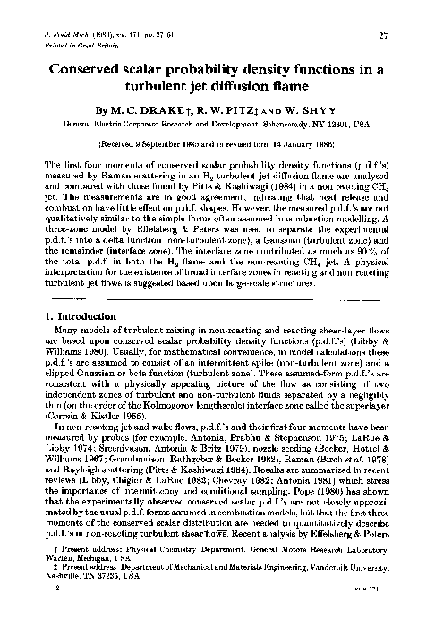 (PDF) Conserved scalar probability density functions in a turbulent jet ...