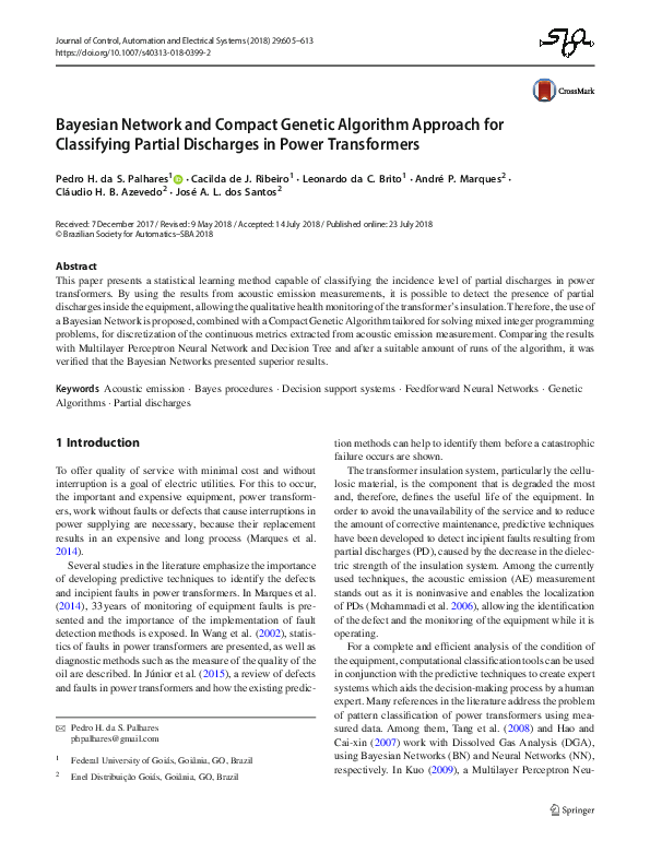 (PDF) Bayesian Network and Compact Genetic Algorithm Approach for ...