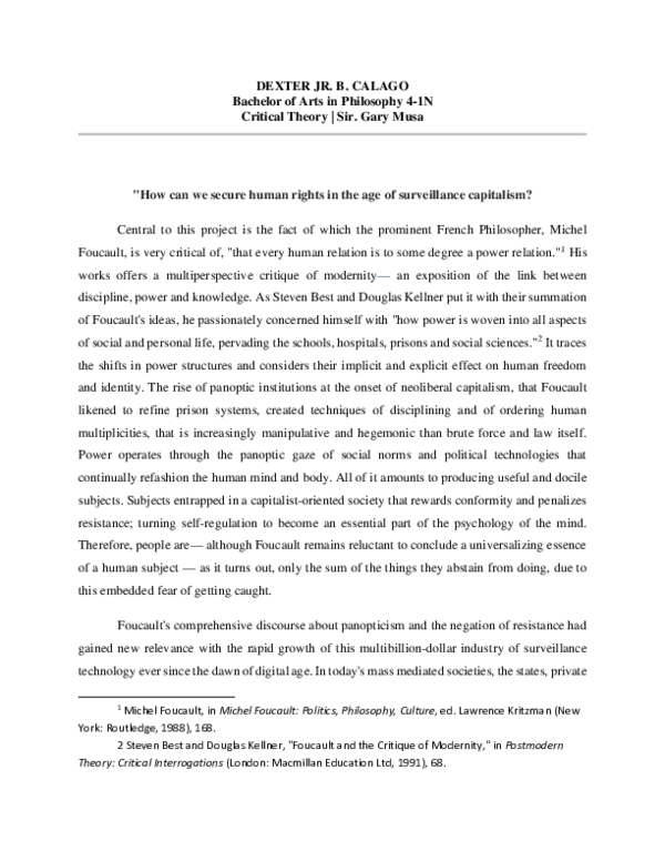 (PDF) How can we secure human rights in the age of surveillance capitalism?
