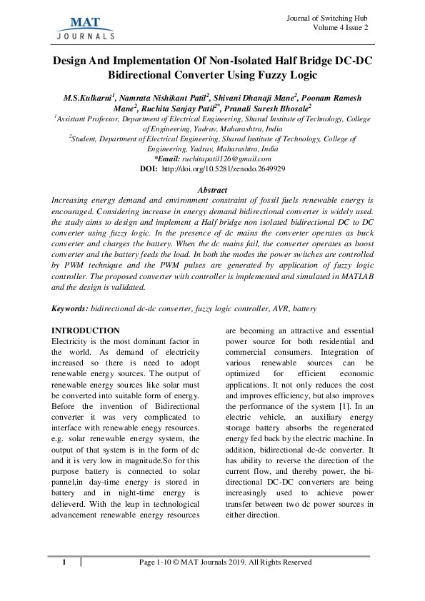 (PDF) Design And Implementation Of Non-Isolated Half Bridge DC-DC ...