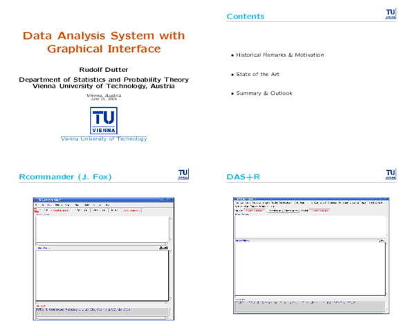(PDF) Data Analysis System with Graphical Interface
