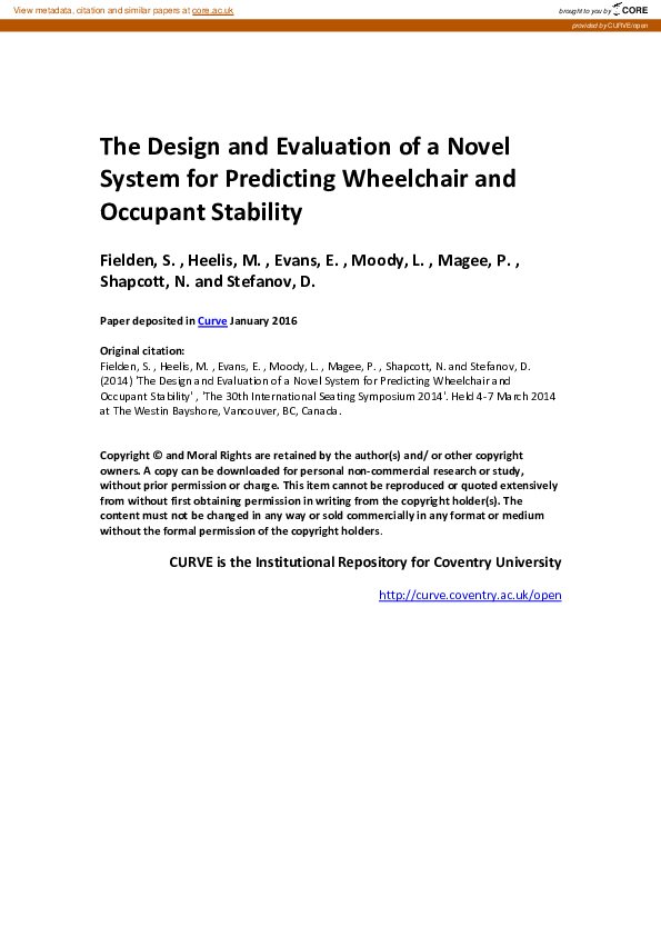 (PDF) The Design and Evaluation of a Novel System for Predicting ...