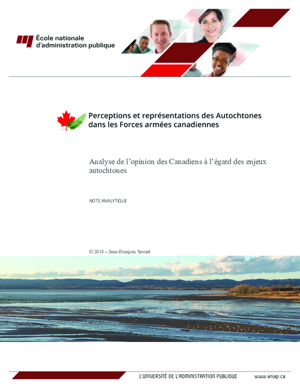 (PDF) Perceptions et représentations des Autochtones dans les Forces ...