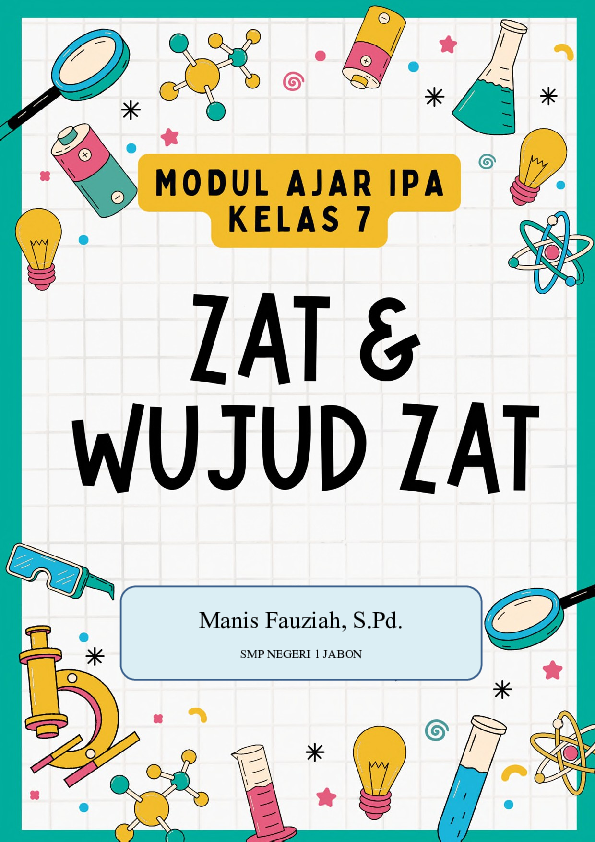 (DOC) Modul Ajar Zat dan Wujud Zat