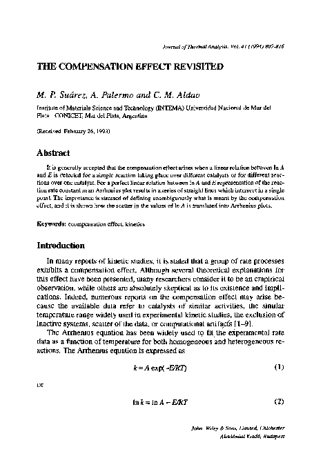 (PDF) The compensation effect revisited