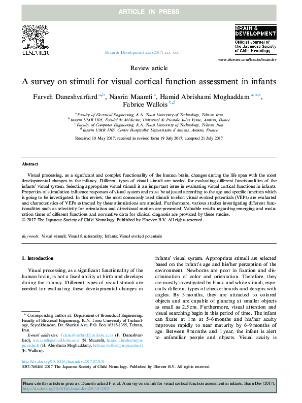 (PDF) A survey on stimuli for visual cortical function assessment in ...