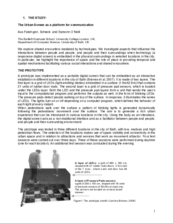 (PDF) The urban screen as a platform for communication